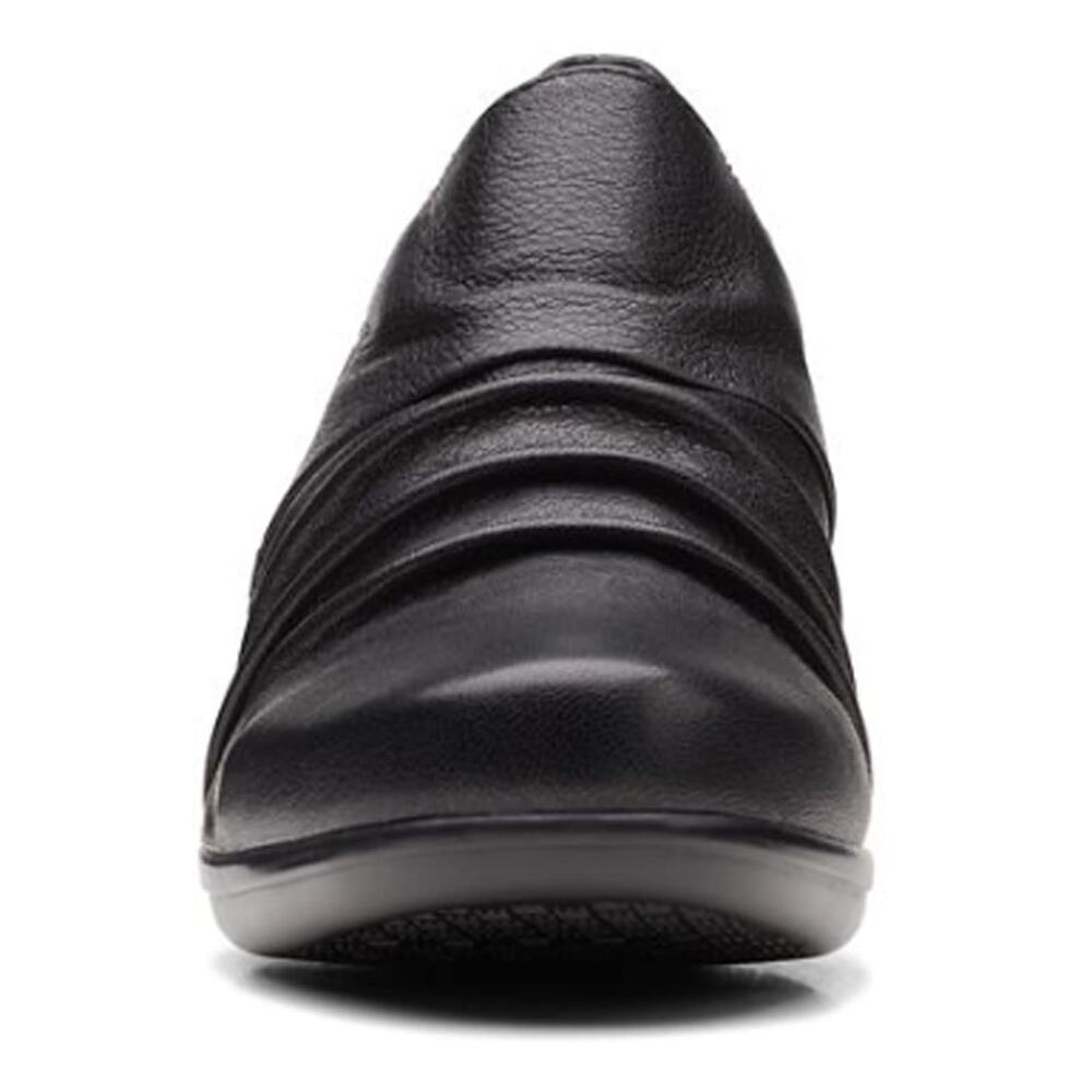 Clarks Emily Cove Women's Pump Black Leather Size 9 - Picture 6 of 9